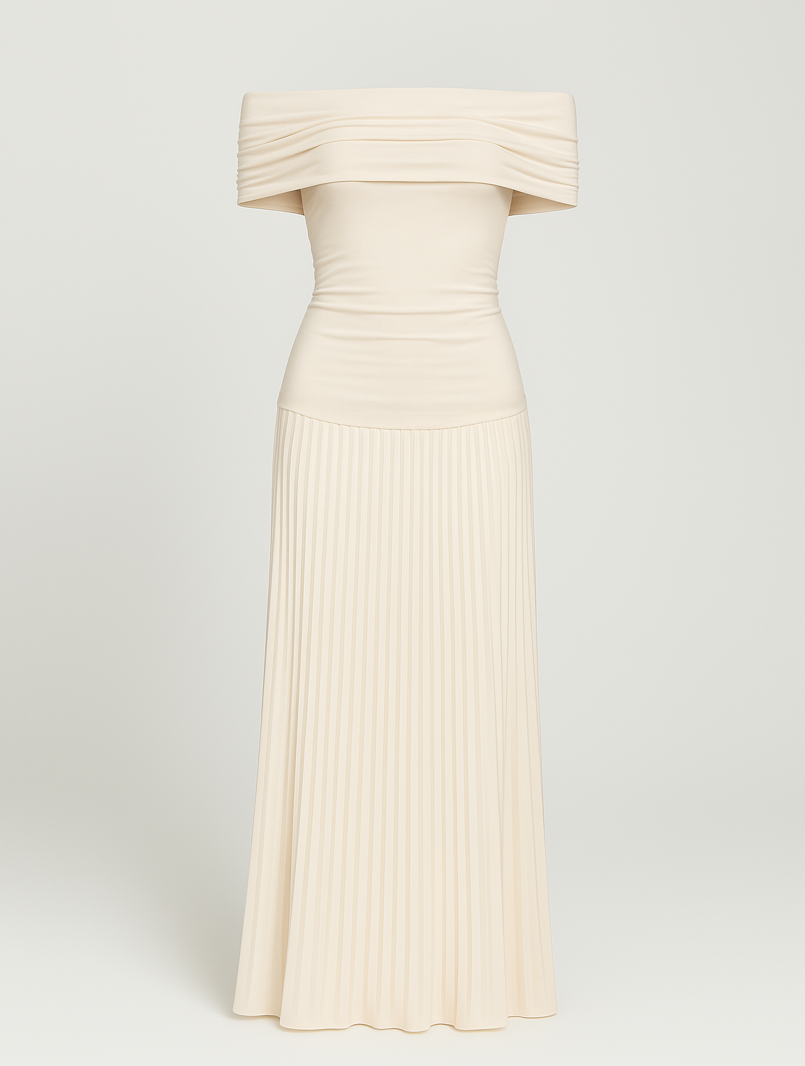 Arden | Women's Wedding Guest Pleated Maxi Dress