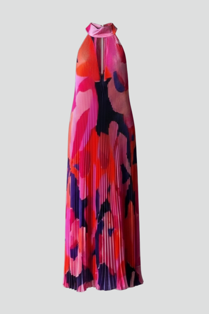 Darcey | Women’s Sleeveless Pleated Skirt Maxi Dress