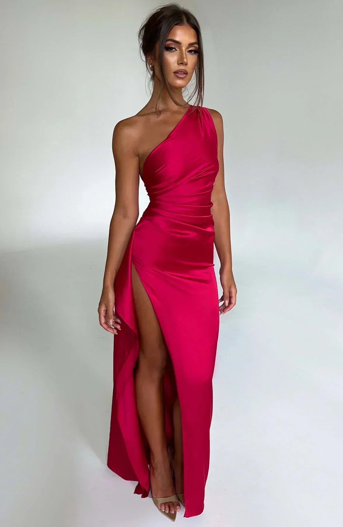 Lydia | Women’s Asymmetric Evening Maxi Dress
