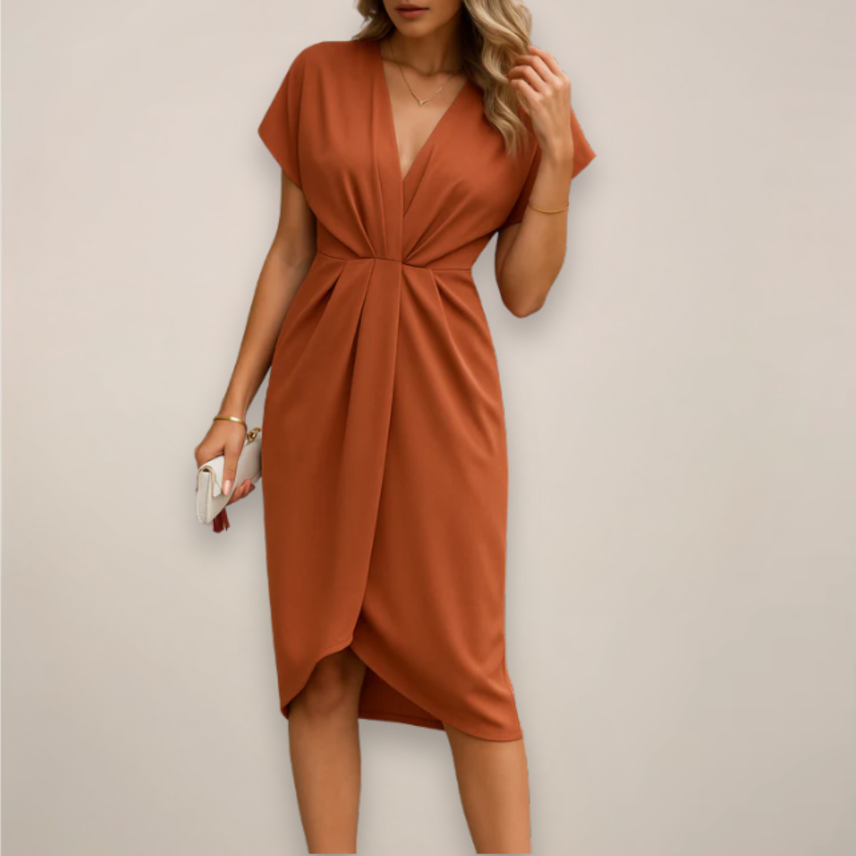 Lucy | Women V Neck Wrap Dress Style