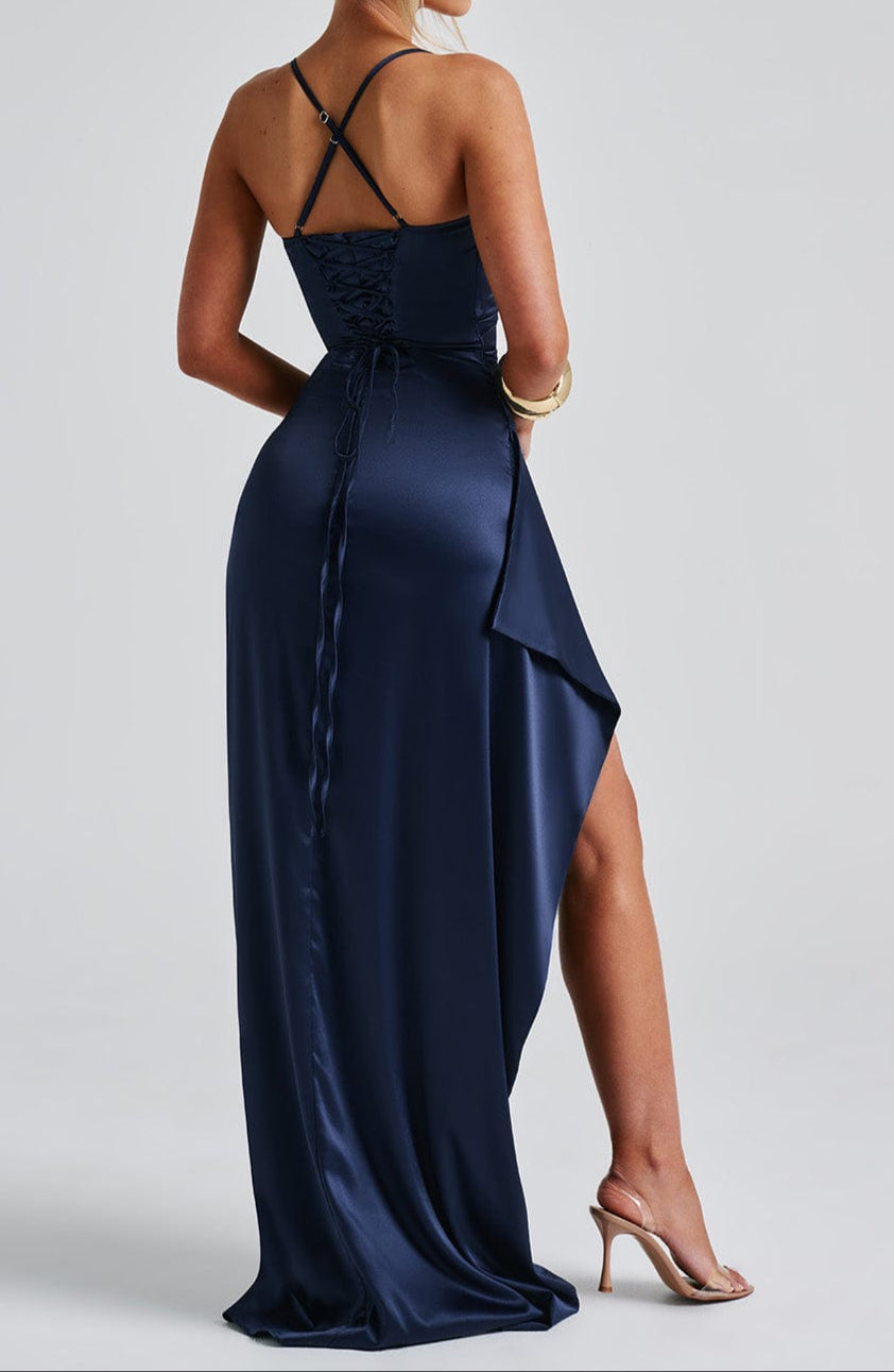 Laura | Women Strappy High Slit Dress