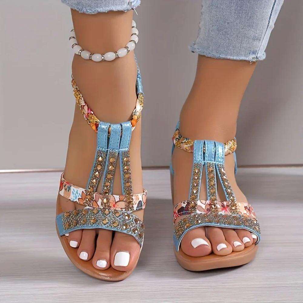 Anastasia | Women's Embellished Ankle Strap Sandals