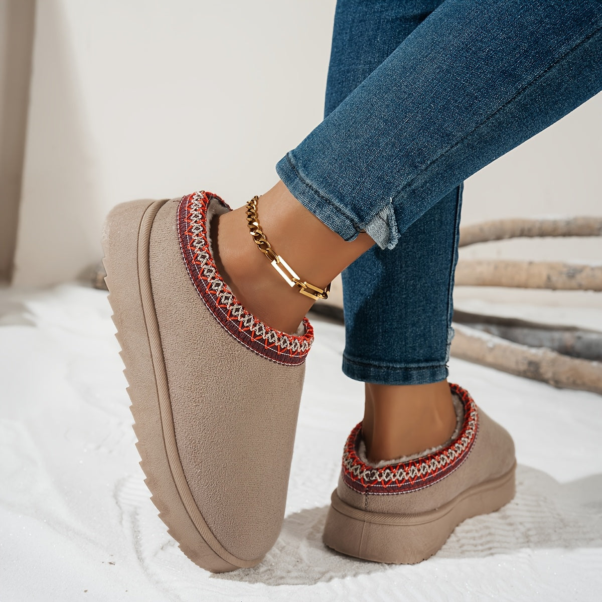 Grace™ | Fleece-Lined Vintage Ankle Boots