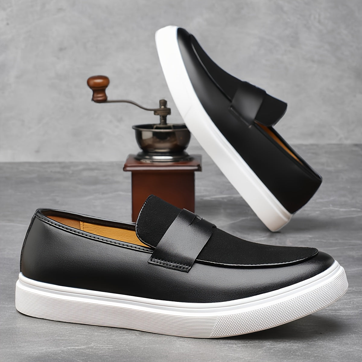 Noah | Men’s Black Leather Loafers