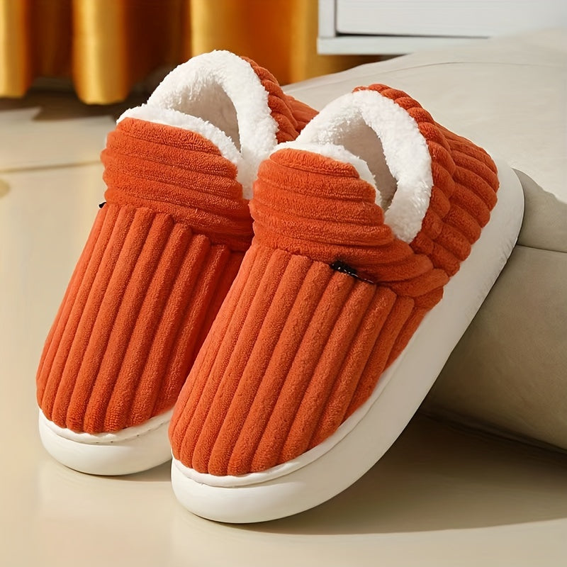 Amelia™ | Warm Wool-Lined Winter Slippers