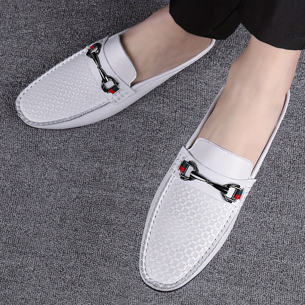 George™ | Breathable Open-Back Moc Toe Mules