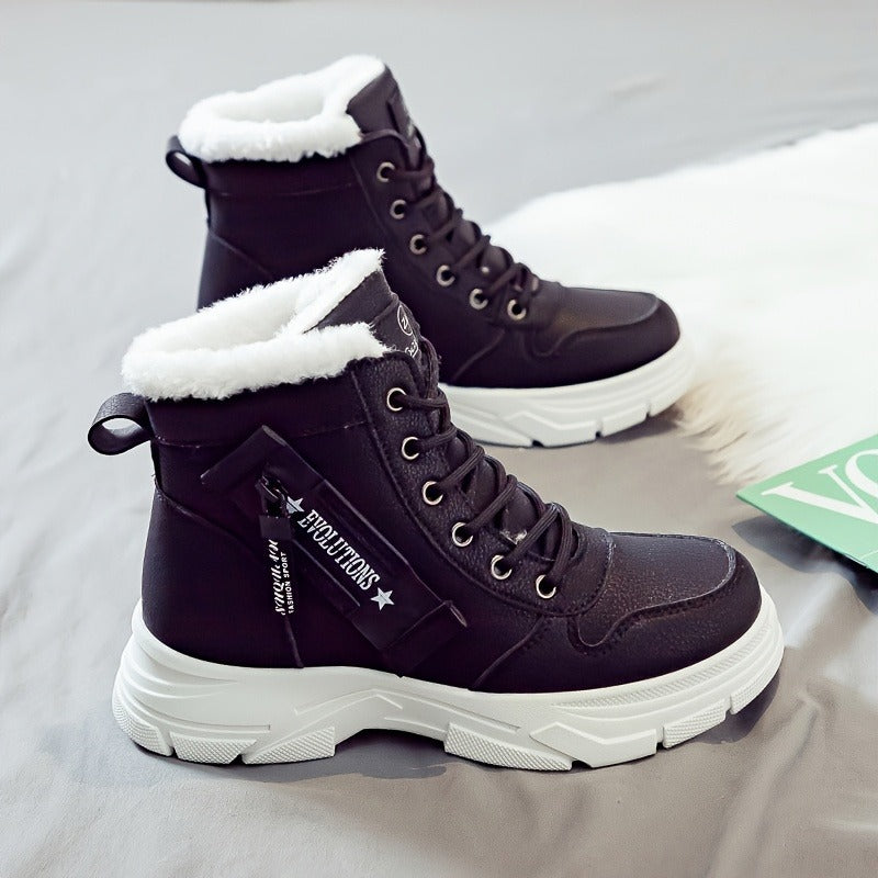 Noah | Fleece Lined Lace-Up Ankle Boots