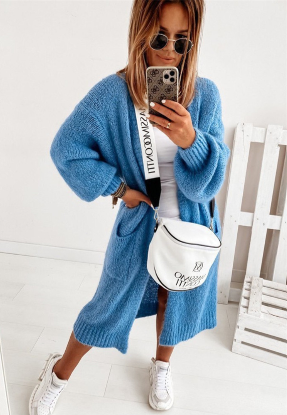 Demi | Women’s Cozy Oversized Long Knit Cardigan