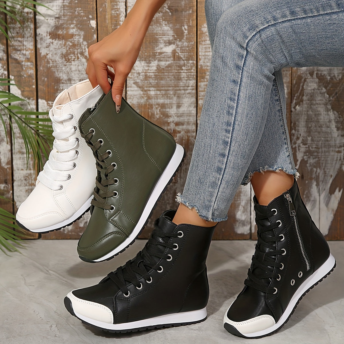 Noah | High Top Fashion Boots