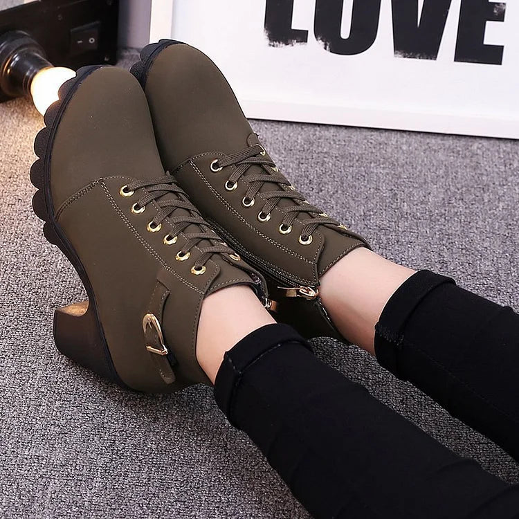 Noah | Women's Lace-Up Ankle Boots