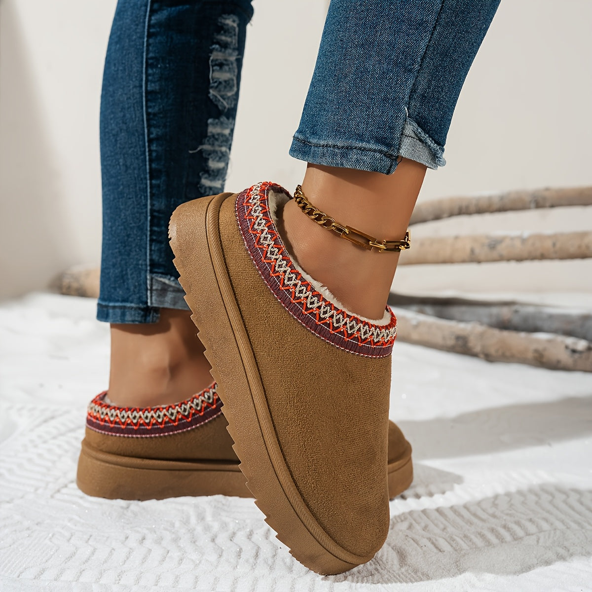 Grace™ | Fleece-Lined Vintage Ankle Boots
