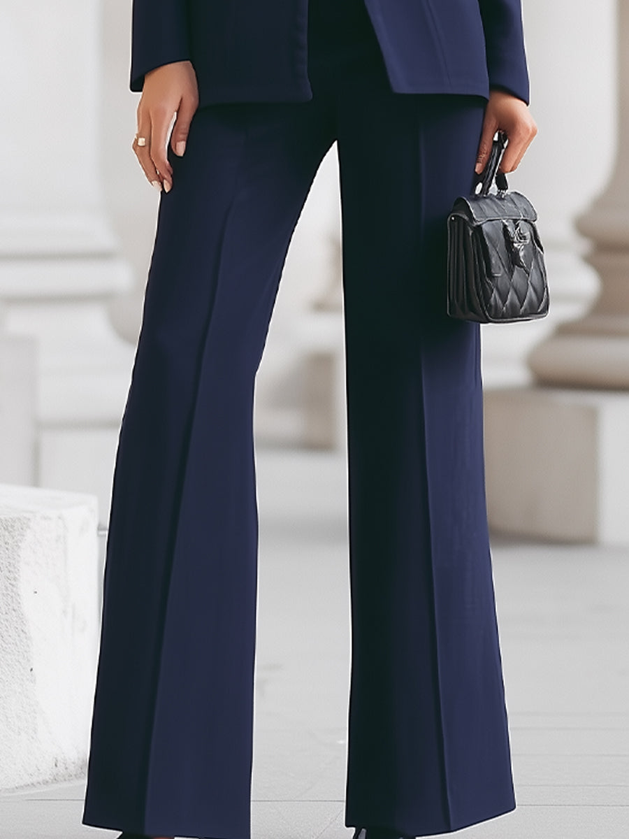 Samantha | Women’s Tailored Blazer Wide Leg Set
