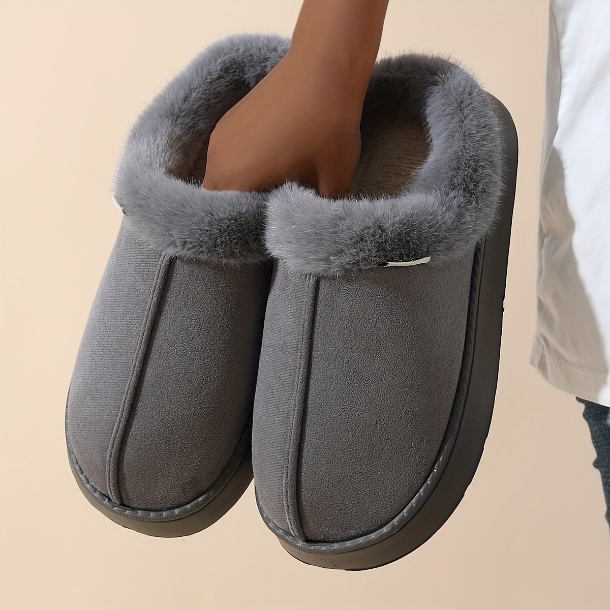 Sophie™ | Wool-Lined Platform Winter Slippers
