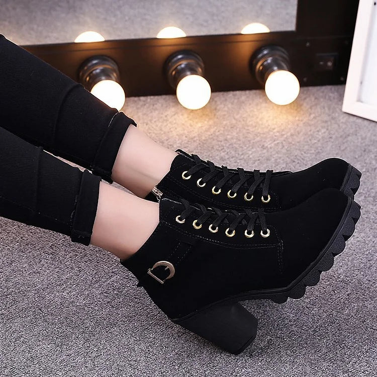 Noah | Women's Lace-Up Ankle Boots