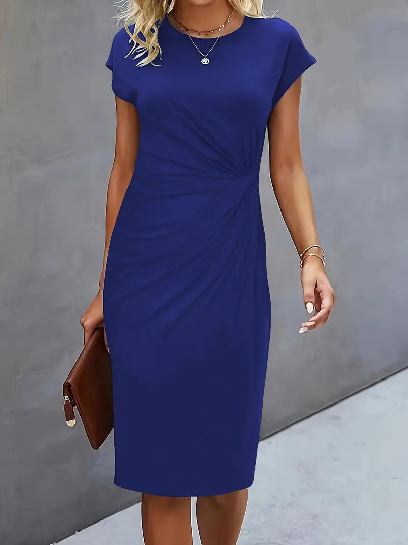 Katie | Women’s Classic Short Sleeve Bodycon Dress