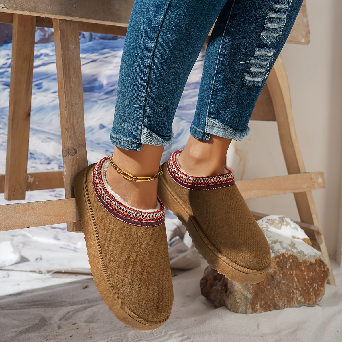 Grace™ | Fleece-Lined Vintage Ankle Boots