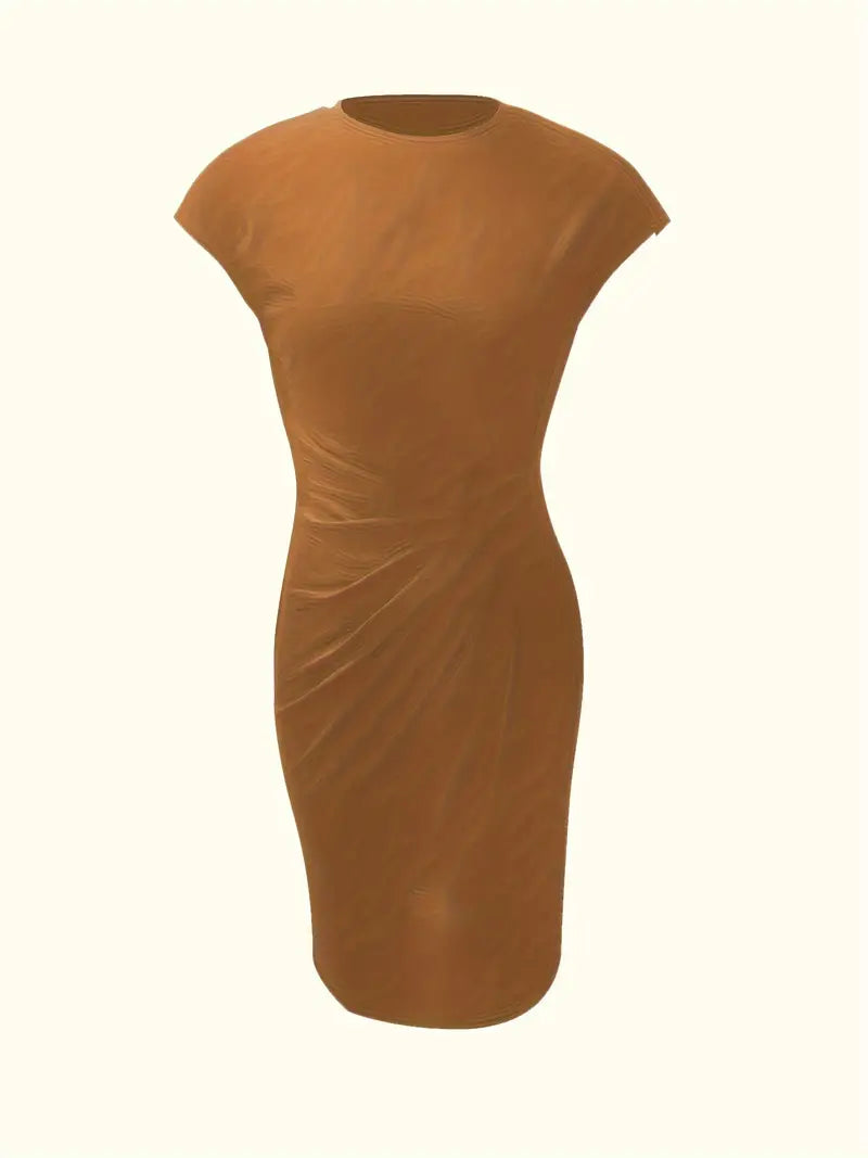 Katie | Women’s Classic Short Sleeve Bodycon Dress
