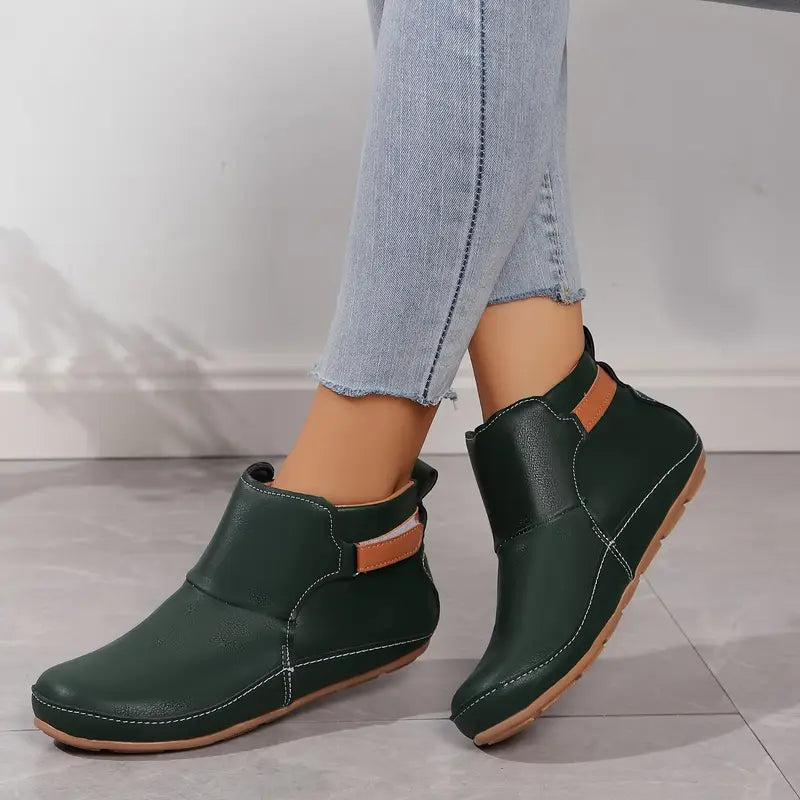 Noah Shoes™ | Orthopedic Leather Ankle Boots