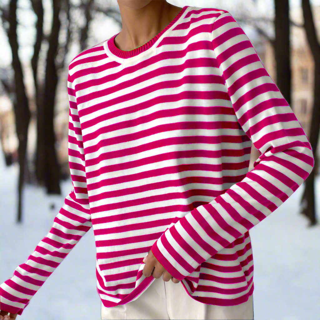 Clara | Women Spring Long Sleeve Striped Top