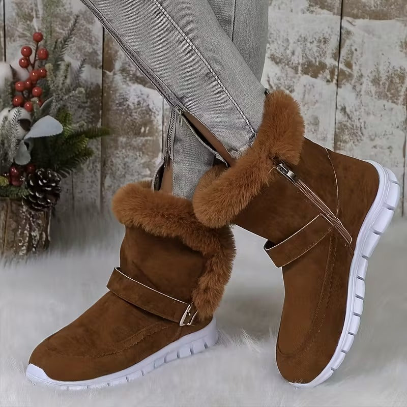 Noah | Women's Side Zipper Snow Boots