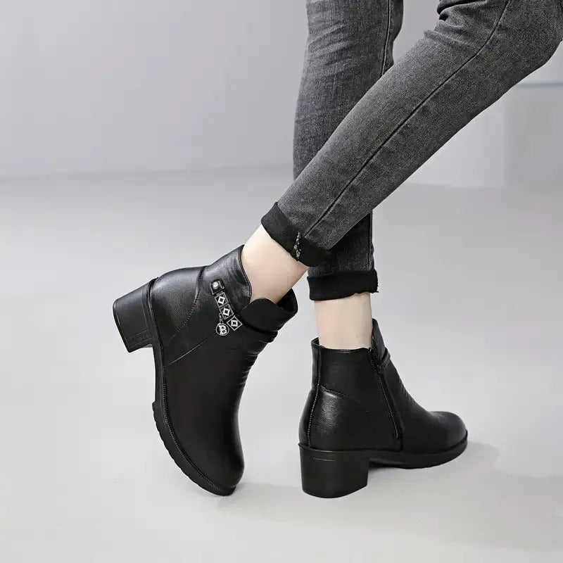 Noah | Black Ankle Boots Women