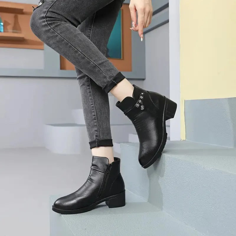 Noah | Black Ankle Boots Women