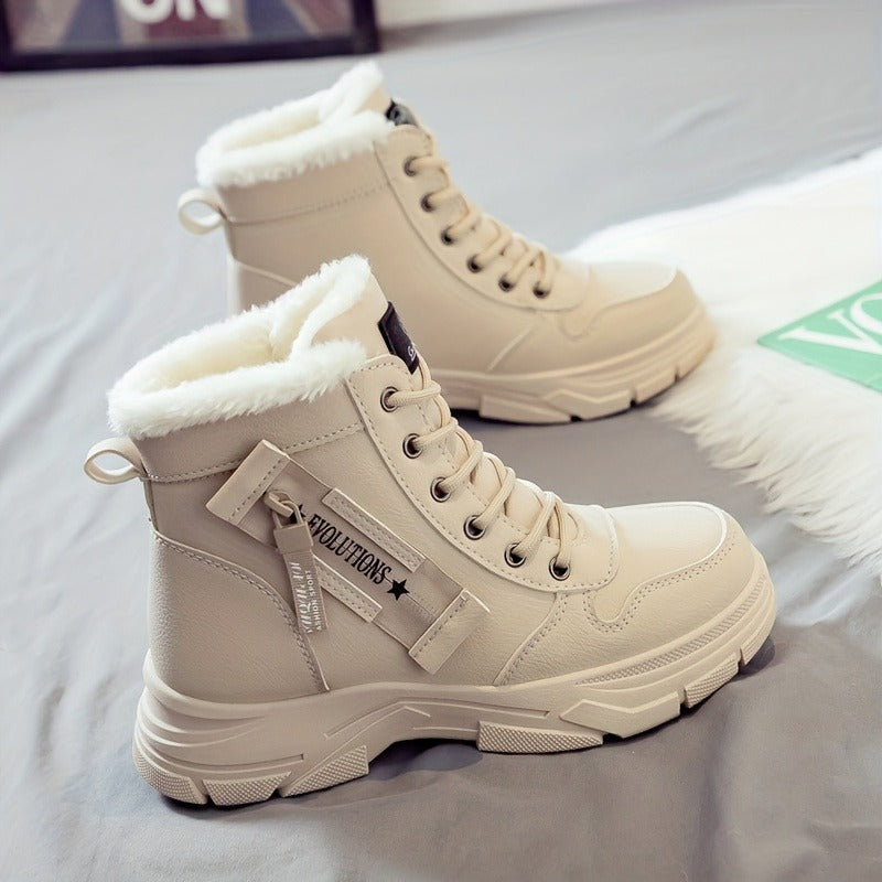 Noah | Fleece Lined Lace-Up Ankle Boots