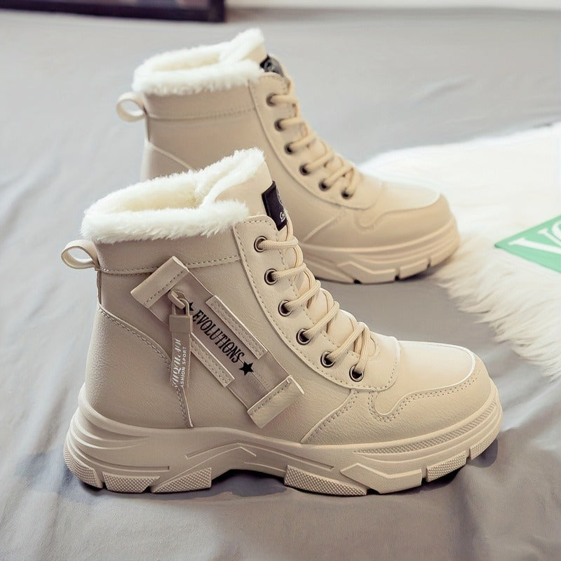 Noah | Fleece Lined Lace-Up Ankle Boots