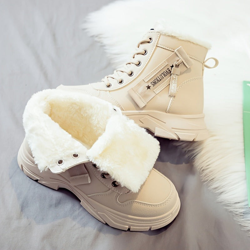 Noah | Fleece Lined Lace-Up Ankle Boots