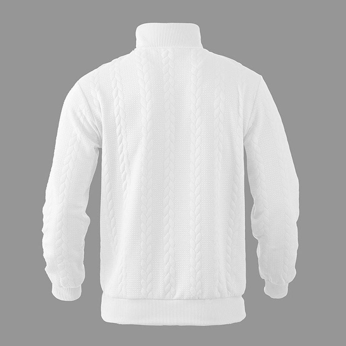 Noah | Men's Cable Knit Sweater Quarter-Zip Pullover Jumper