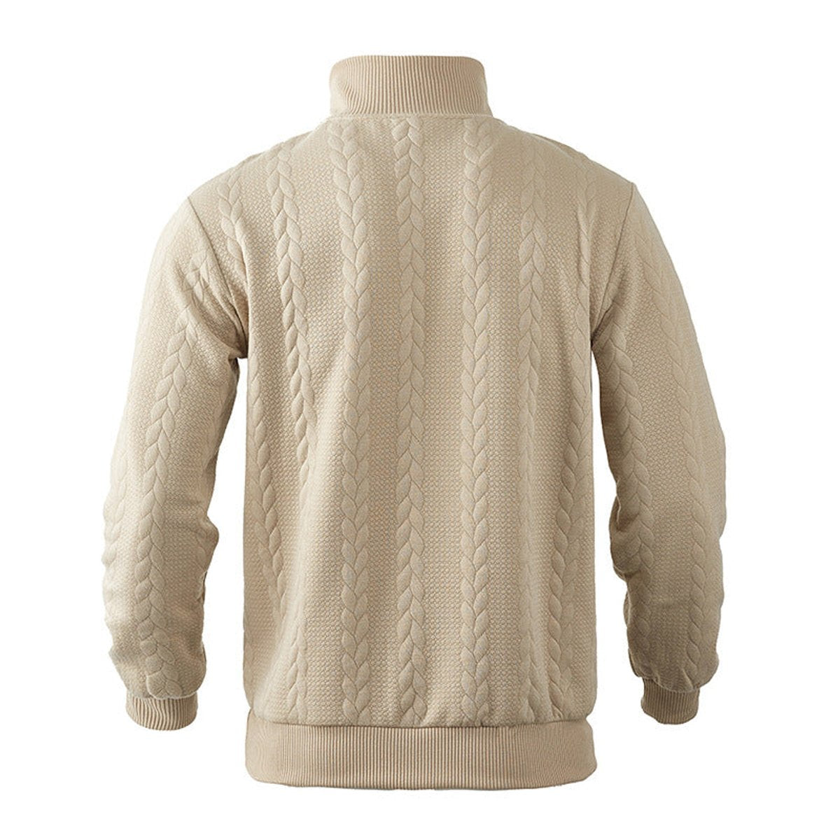 Noah | Men's Cable Knit Sweater Quarter-Zip Pullover Jumper