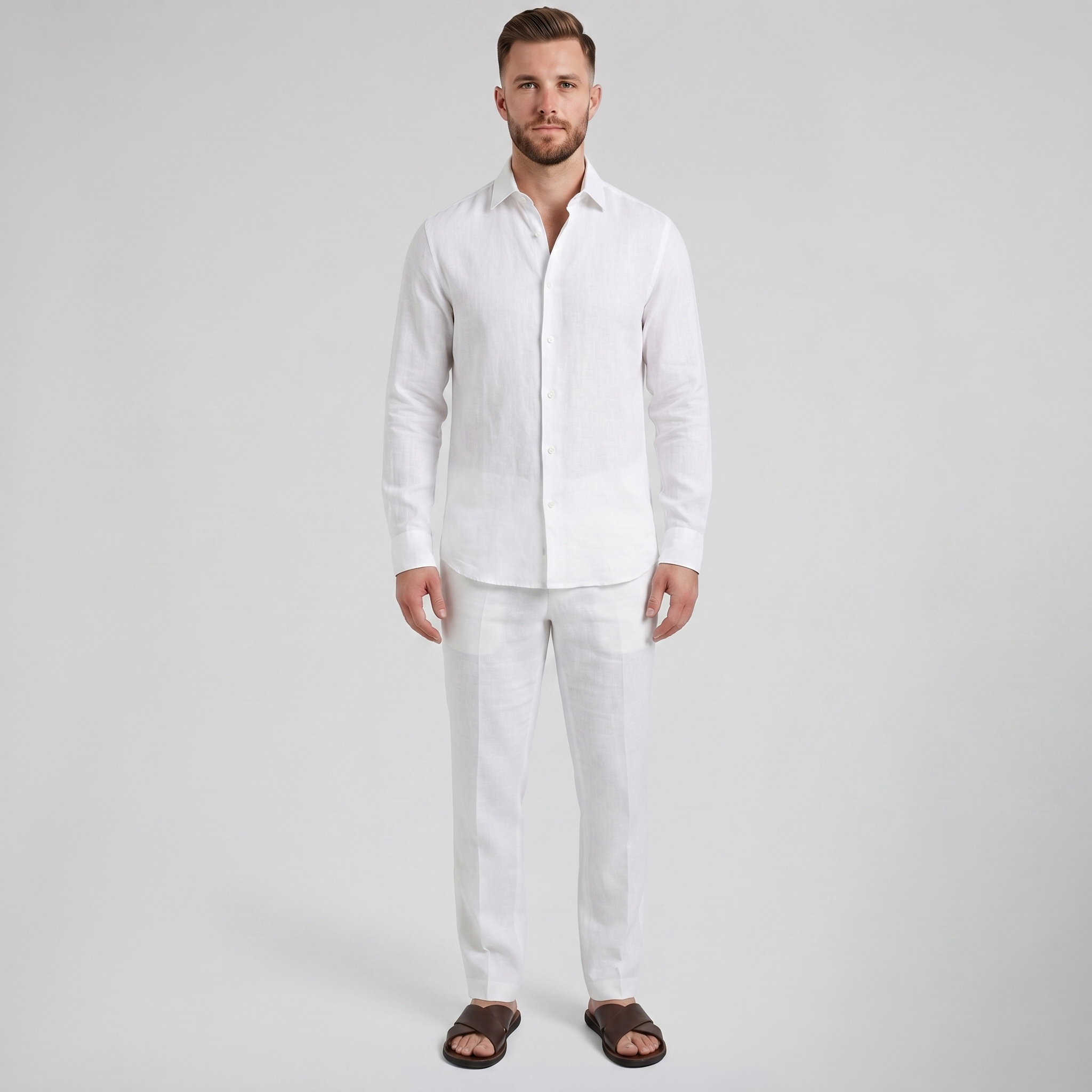 Noah | Men's Leather Sandals – Crossover