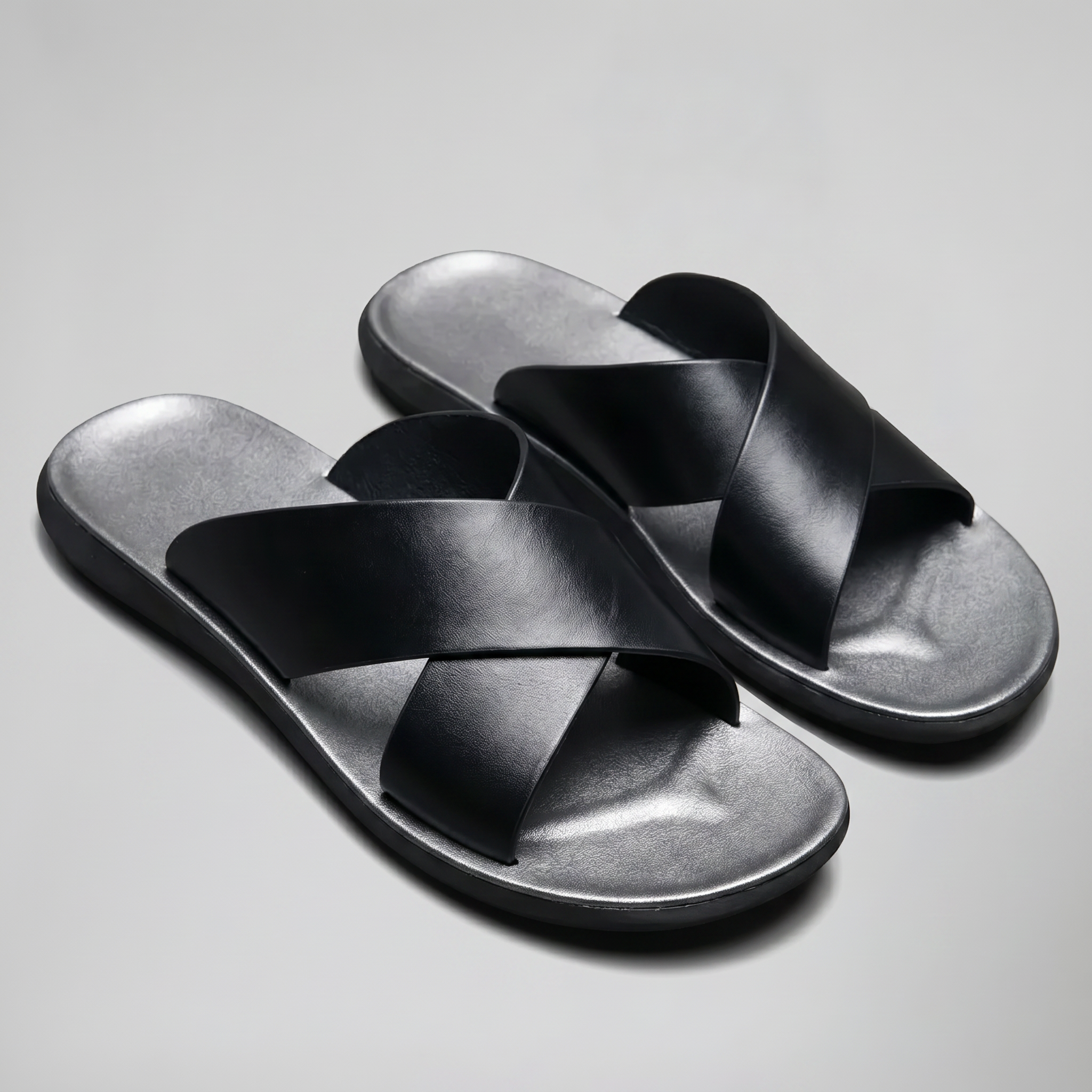 Noah | Men's Leather Sandals – Crossover