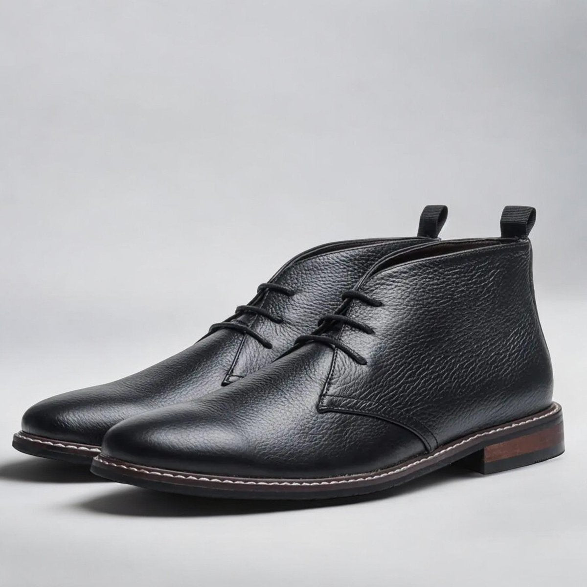 Noah | Men's Lace-Up Chukka Boots Ankle Faux Leather
