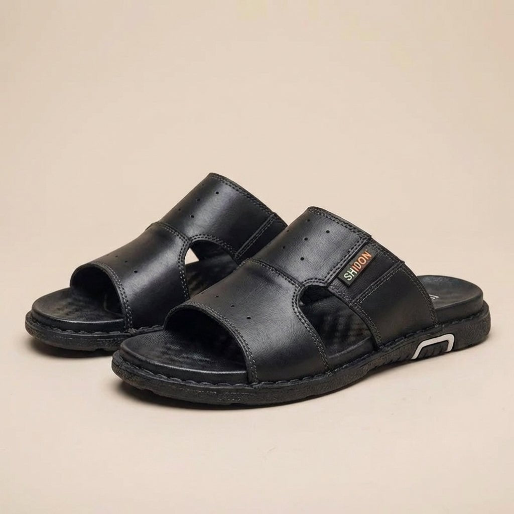 Noah | Men's Orthopedic Wide Fit Slide Sandals
