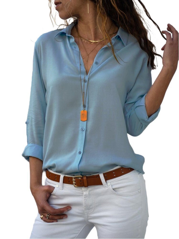 Penelope | Women's Button Down Long Sleeve Shirt