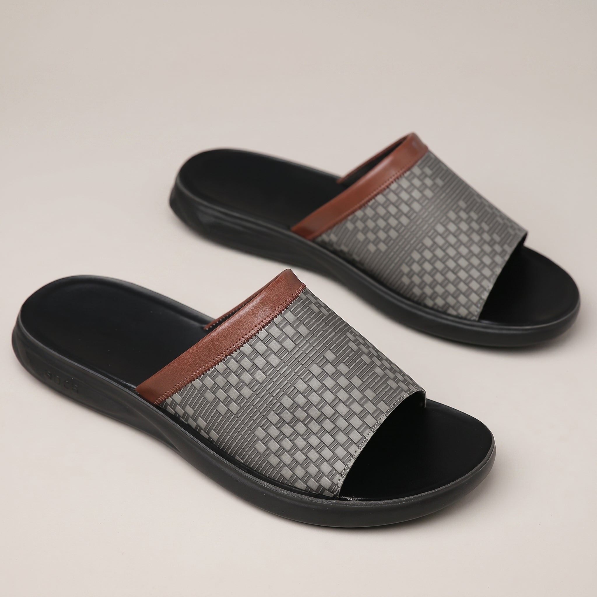 Noah™ | Leather Slide Sandals for Men