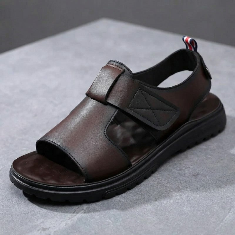 Noah™ | Leather Open Toe Fisherman Sandals
