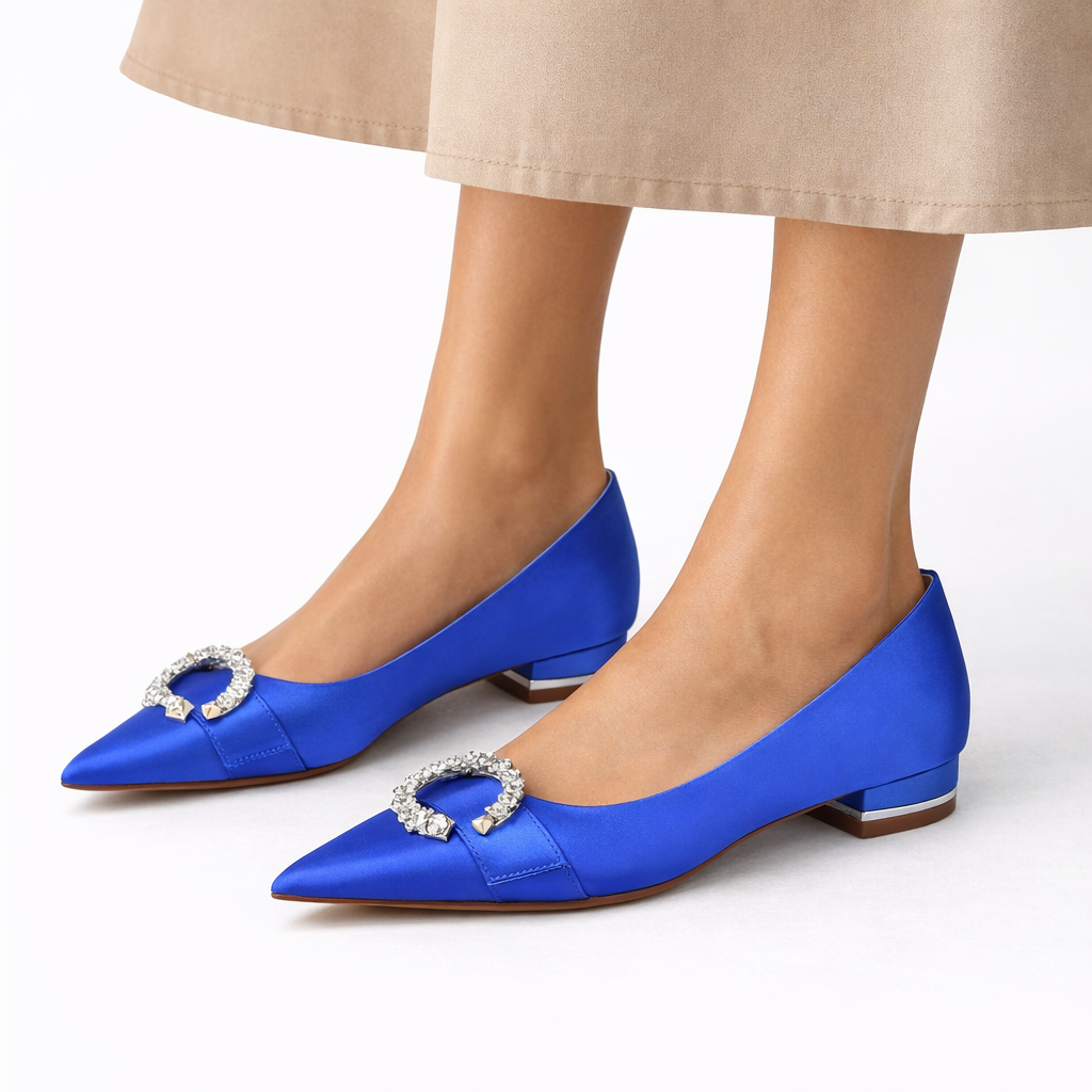 Women's Satin Bridal Flats