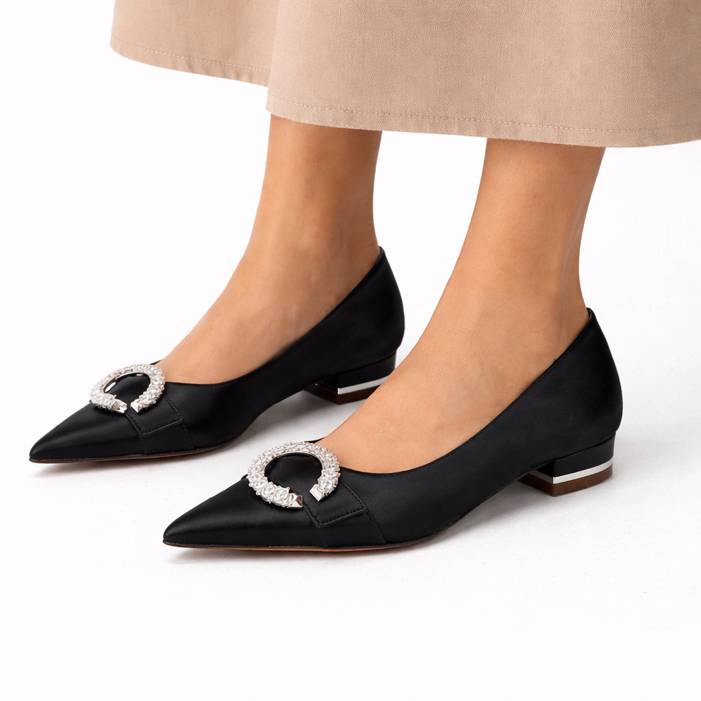 Women's Satin Bridal Flats