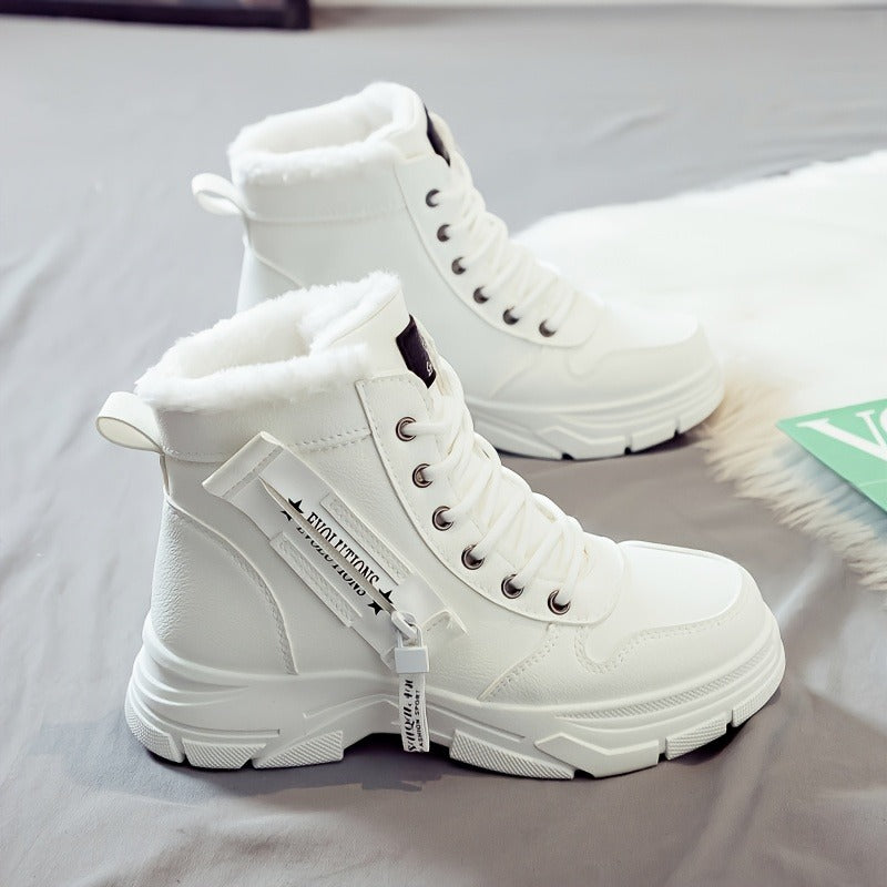 Noah | Fleece Lined Lace-Up Ankle Boots