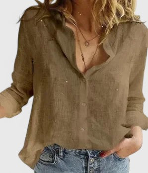 Winifred | Women's Floral V-Neck Long Sleeve Blouse