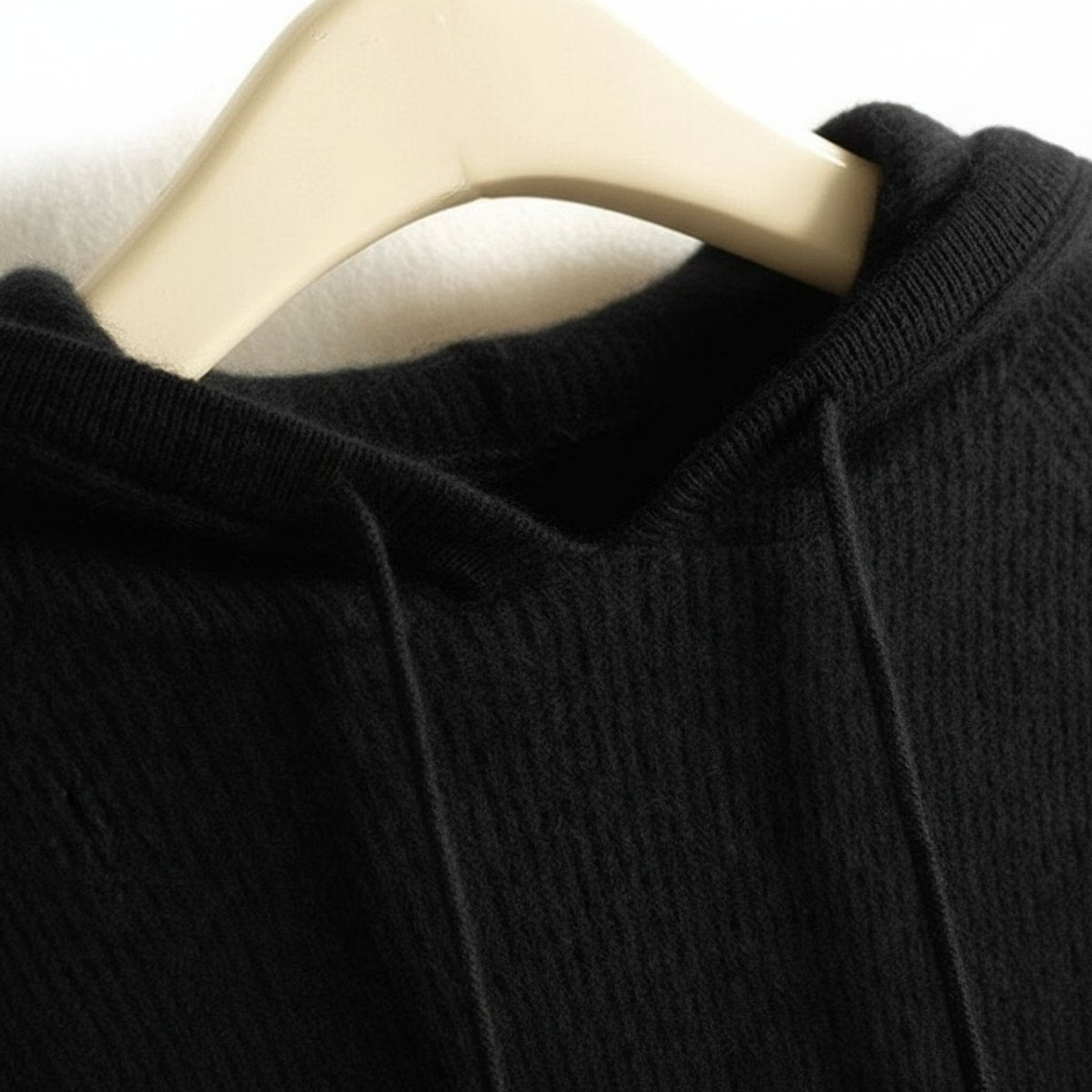 Ivy | Women's Cashmere Mink Hooded Knit Jumper Drawstring Pullover