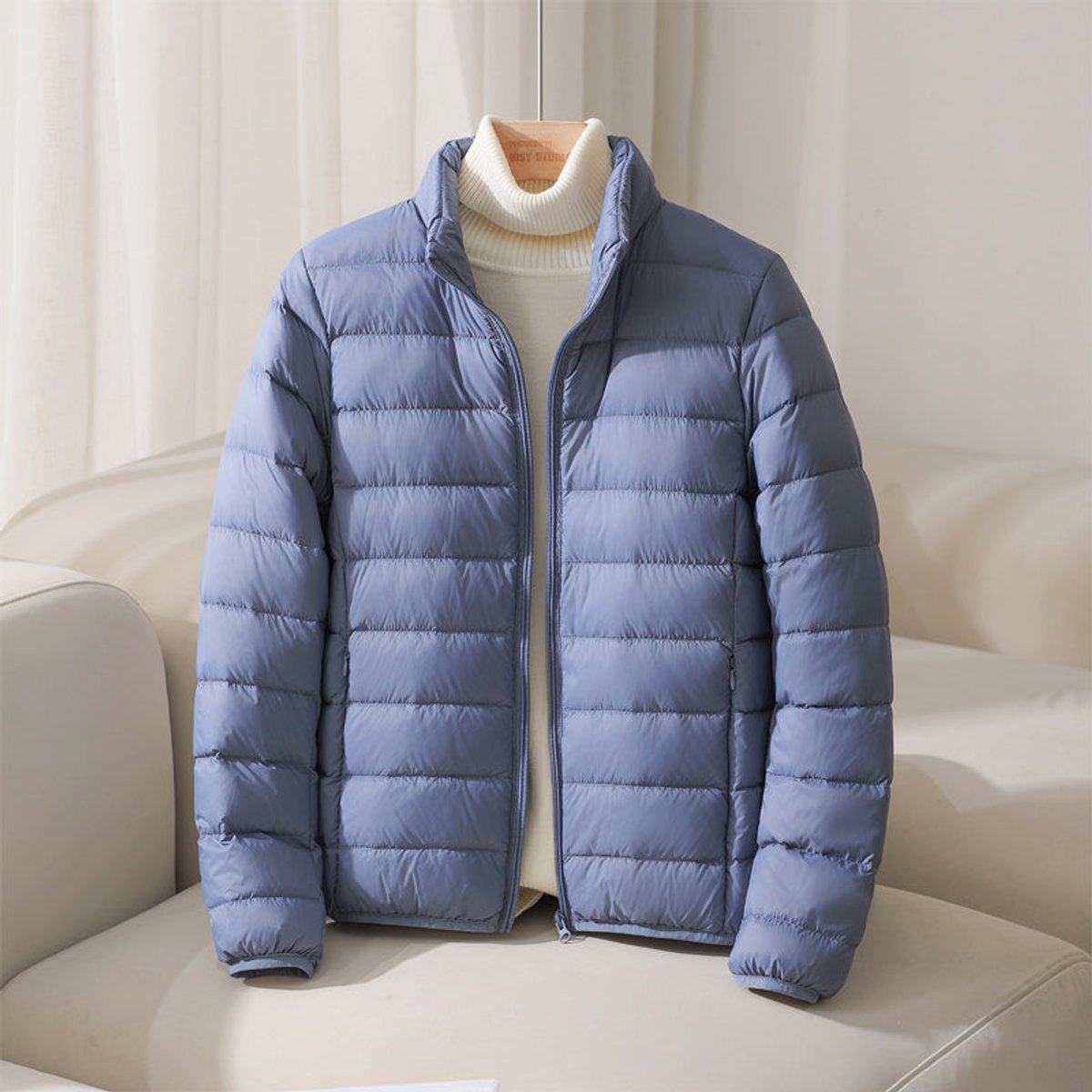 Sophie | Women's Coat Lightweight Quilted Puffer Stand Collar Jacket