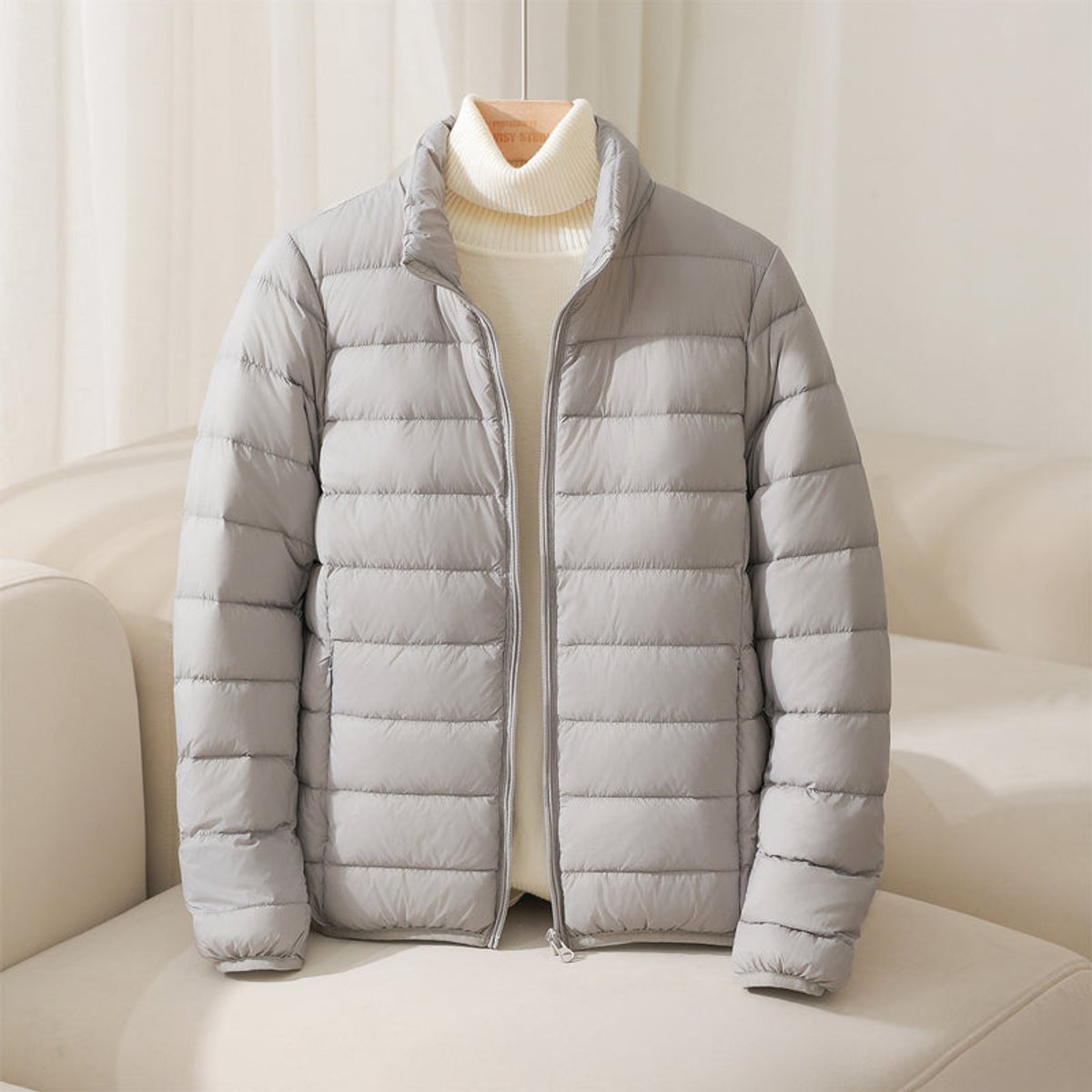 Sophie | Women's Coat Lightweight Quilted Puffer Stand Collar Jacket