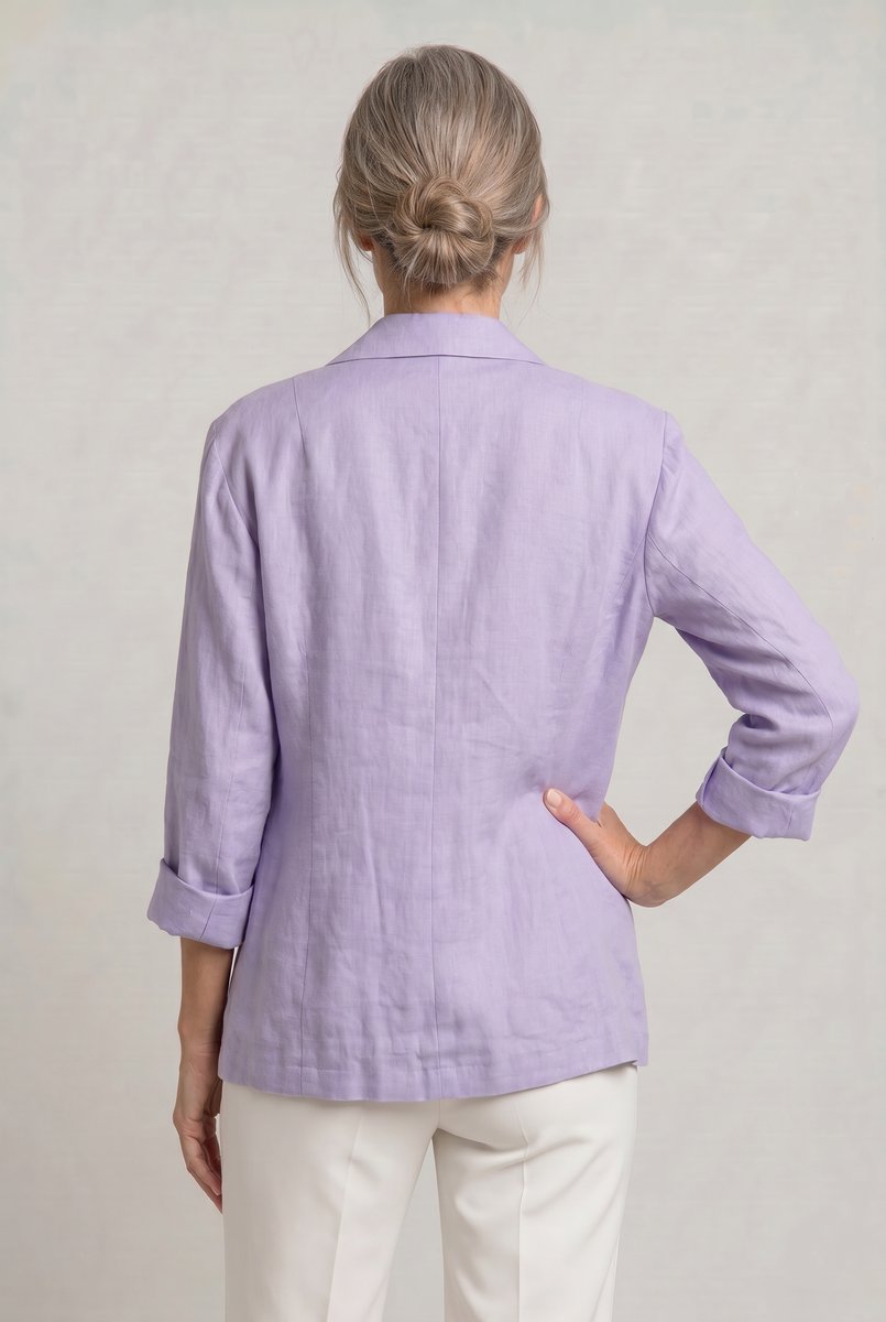 Sienna | Women's Coat Style Lightweight Single-Button Relaxed Blazer