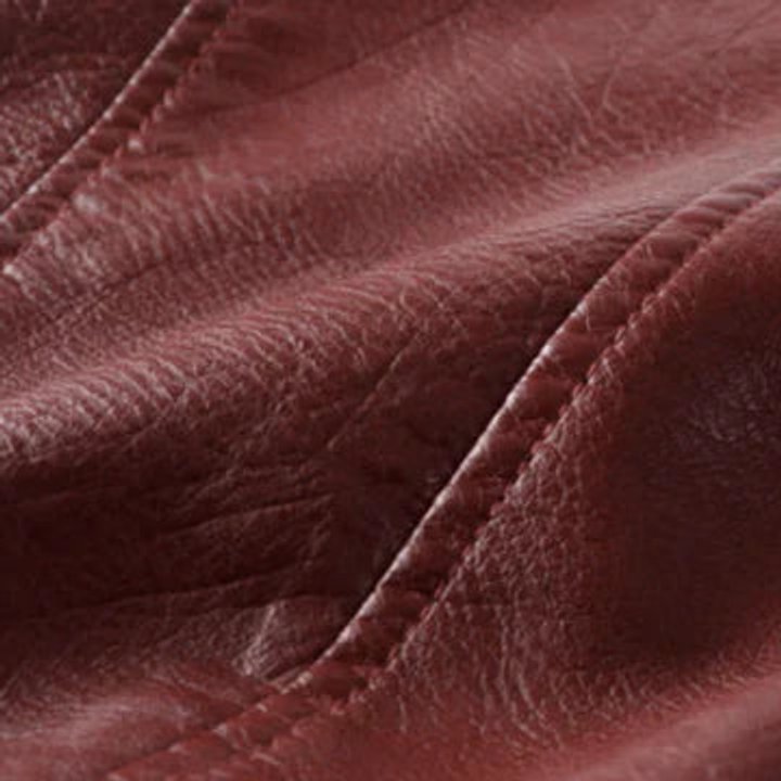 Florence | Women's Cropped Biker Faux Leather Jacket Zip-Up