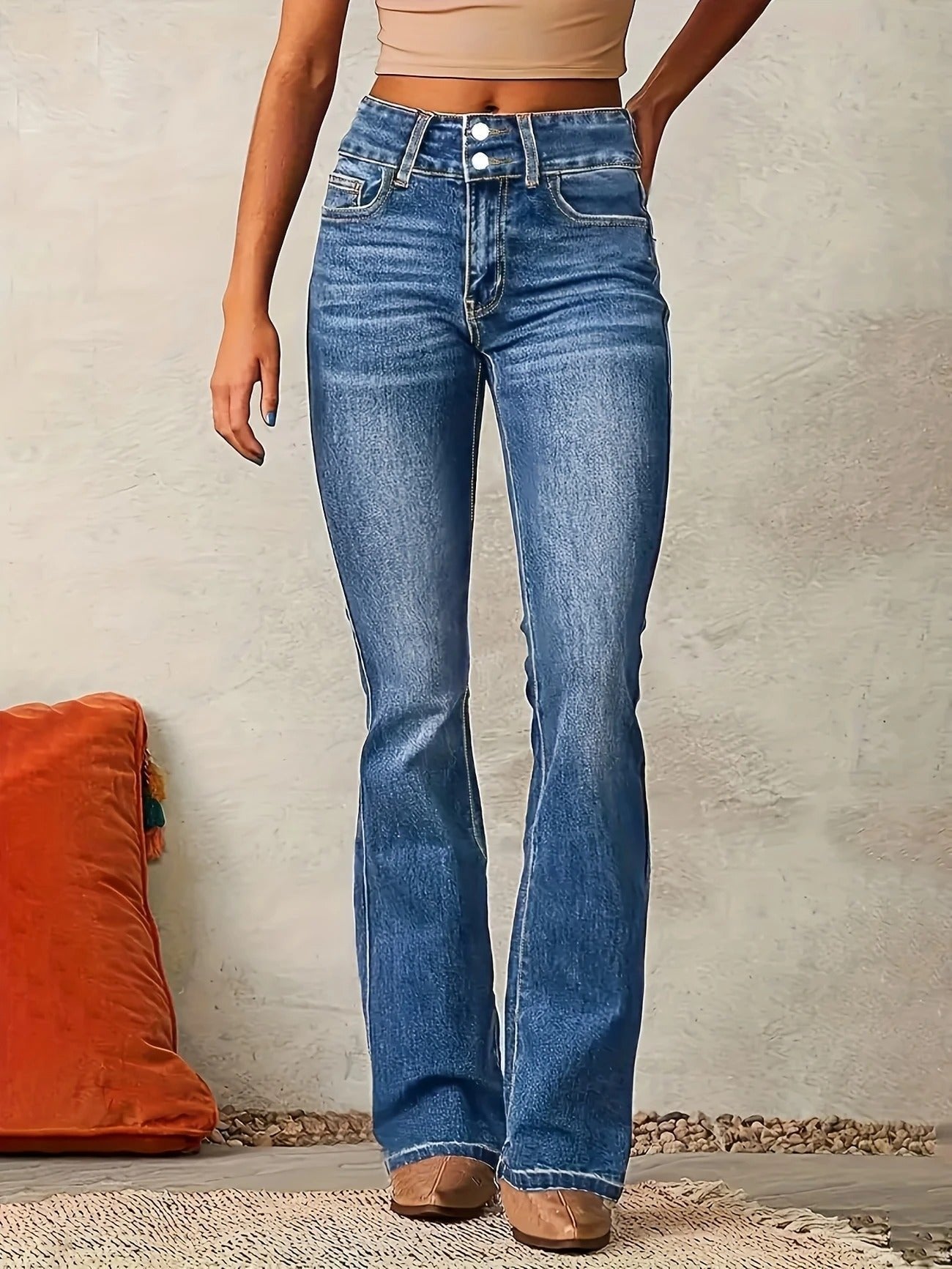 Ivy | Women's High-Waist Sculpted Flare Jeans