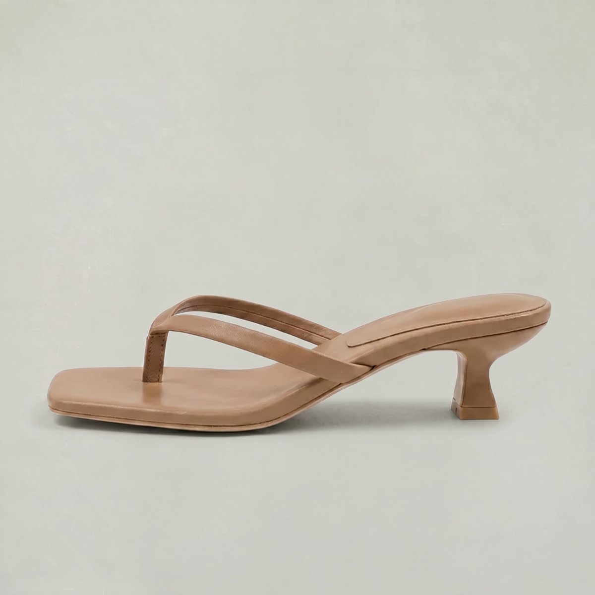 Willow | Women's Kitten Heel Thong Slip-On Sandals