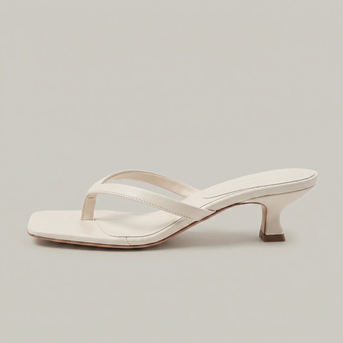 Willow | Women's Kitten Heel Thong Slip-On Sandals